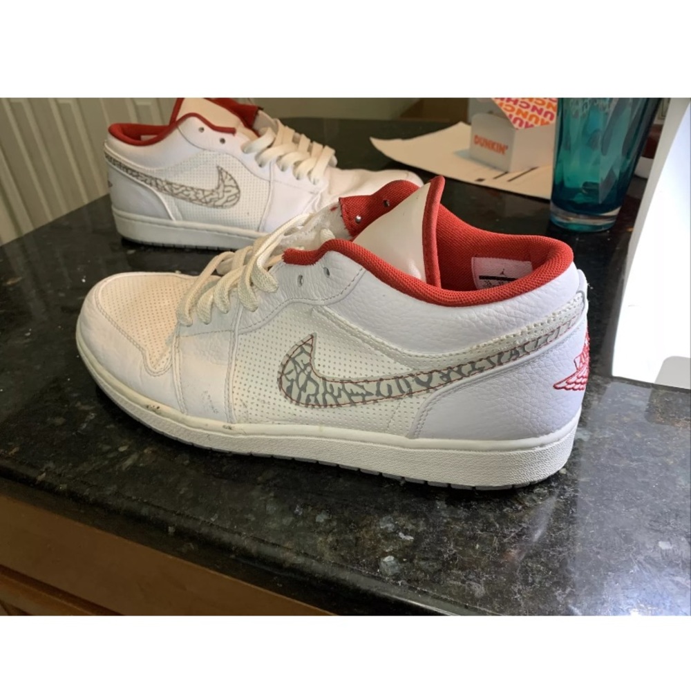 Air Jordan 1 Phat Low  White Elephant